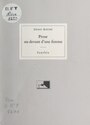 Couverture du livre Prose au-devant d'une femme - ROCHE DENIS - 9782907374033
