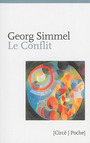 Couverture du livre Le conflit - SIMMEL GEORG - 9782908024838