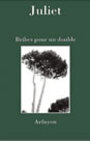 Couverture du livre Bribes pour un double - JULIET CHARLES - 9782908825817