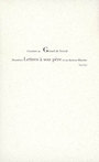 Couverture du livre Dernieres lettres a son pere et au docteur blanche - NERVAL GERARD DE - 9782912968104