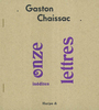 Couverture du livre Onze lettres inédites - CHAISSAC GASTON - 9782913886377