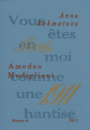 Couverture du livre Amedeo Modigliani - AKHMATOVA ANNA - 9782913886773