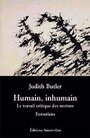 Couverture du livre Humain, inhumain : travail critiques normes - BUTLER JUDITH P. - 9782915547092
