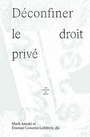 Couverture du livre Déconfiner le droit privé - Antaki Mark - 9782920003859