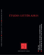 Couverture du livre Études littéraires. Vol. 44  No. 2, Été 2013 - Ouellet François - 9782920949522