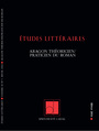 Couverture du livre Études littéraires. Vol. 45 No. 1, Hiver 2014 - Beugnot Bernard - 9782920949546