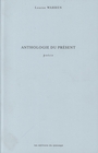 Couverture du livre Anthologie du présent - WARREN LOUISE - 9782922892581