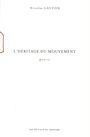 Couverture du livre Héritage du mouvement (L') - Lauzon Nicolas - 9782922892963