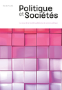 Couverture du livre Politique et Sociétés. Vol. 40 No. 2,  2021 - MACLURE JOCELYN - 9782925058120