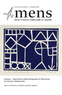 Couverture du livre Mens. Vol. 26 No. 2, Printemps 2026 - Simard Jean-Claude - 9782982360754
