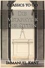 Couverture du livre Die Metaphysik der Sitten - KANT IMMANUEL - 9783693551103