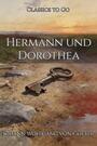 Couverture du livre Hermann und Dorothea - GOETHE JOHANN WOLFGANG VON - 9783693551837