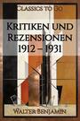 Couverture du livre Kritiken und Rezensionen 1912 – 1931 - BENJAMIN WALTER - 9783693555798