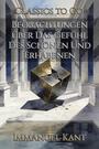 Couverture du livre Beobachtungen über Das Gefühl Des Schönen Und Erhabenen - KANT IMMANUEL - 9783696802691
