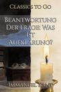 Couverture du livre Beantwortung Der Frage: Was Ist Aufklärung? - KANT IMMANUEL - 9783696804114