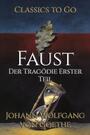 Couverture du livre Faust - GOETHE JOHANN WOLFGANG VON - 9783696818753
