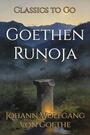 Couverture du livre Goethen Runoja - GOETHE JOHANN WOLFGANG VON - 9783696818975