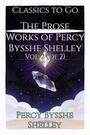 Couverture du livre The Prose Works of Percy Bysshe Shelley - SHELLEY PERCY BYSSHE - 9783696827328