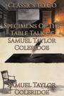 Couverture du livre Specimens Of The Table Talk Of Samuel Taylor Coleridge - COLERIDGE SAMUEL TAYLOR - 9783696860691
