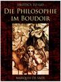 Couverture du livre Die Philosophie im Boudoir - SADE MARQUIS DE - 9783956766183