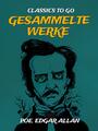 Couverture du livre Gesammelte Werke - Allan Poe Edgar - 9783965373754