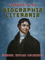 Couverture du livre Biographia Literaria - COLERIDGE SAMUEL TAYLOR - 9783987440762