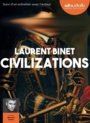 Couverture du livre Civilizations lu par Bernard Gabay - Binet Laurent - 9791035401160