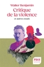 Couverture du livre Critique de la violence : et autres essais - BENJAMIN WALTER - 9782228942744